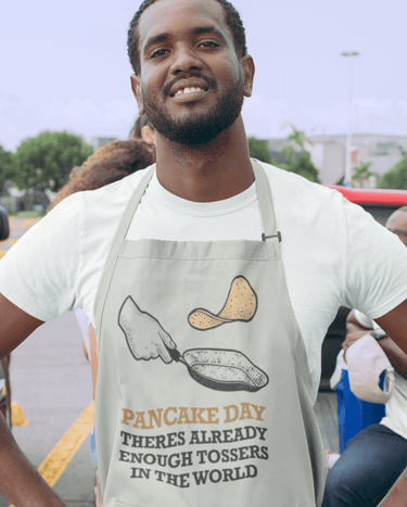 Theres Already Enough Tossers Pancake Day Cotton Kitchen Apron 8Ball